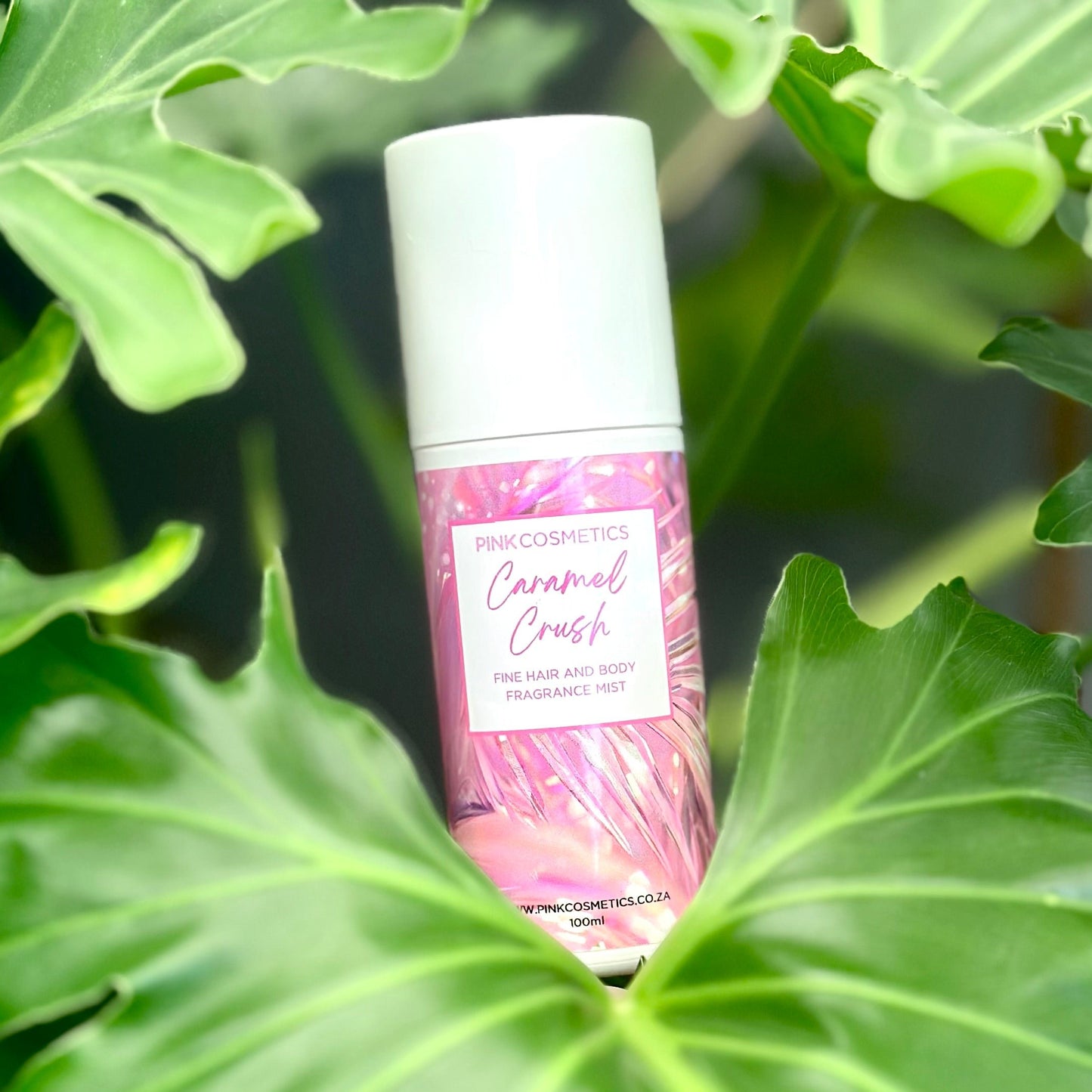 Caramel Crush Body Mist & Lable design