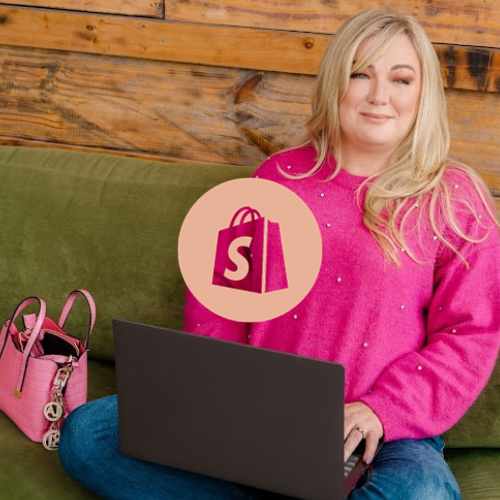 Online Shopify training with Janet Pink