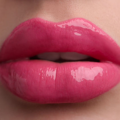 White Label - Lip Gloss in Hot Pink (for reselling)