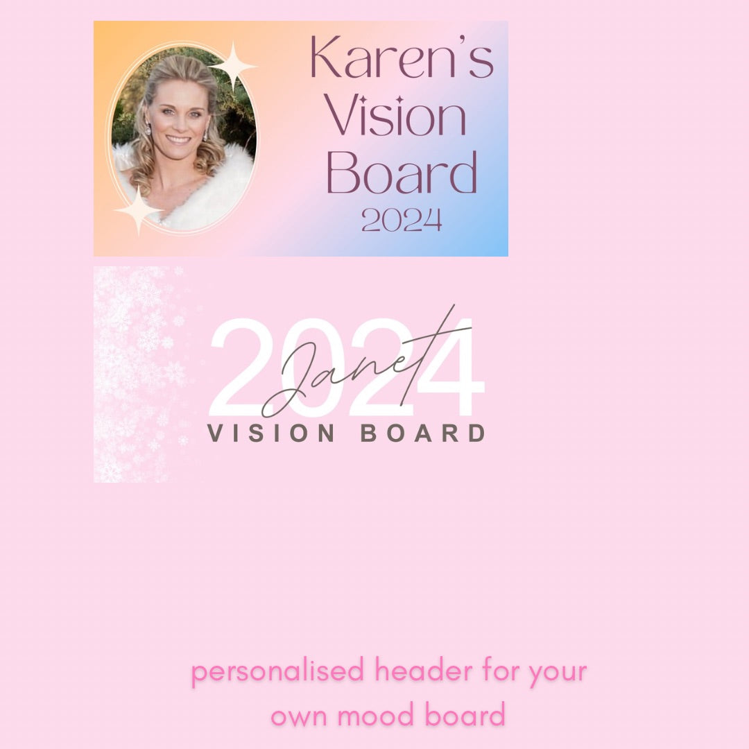 Vision Board Cards - Postcard size
