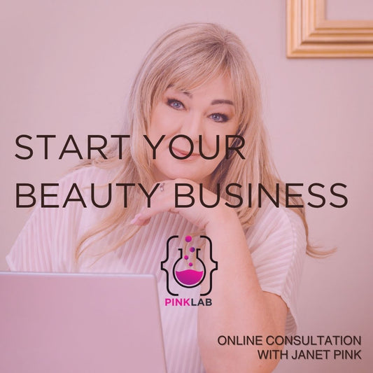 Start your Beauty Business!!! Online Consultation with Janet Pink