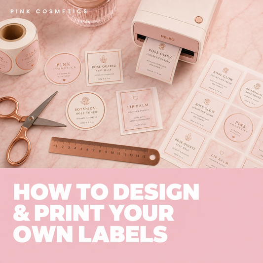 How to design & print your own product labels.